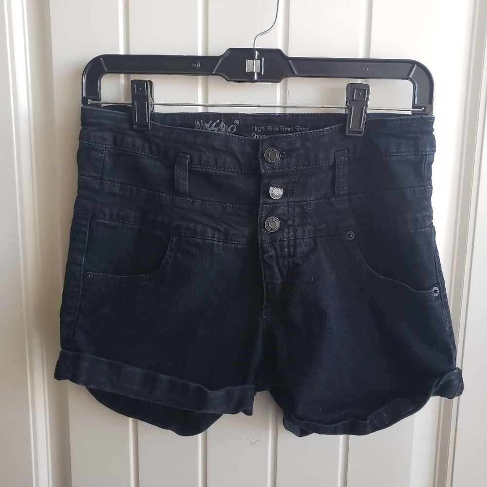 high waste jean shorts